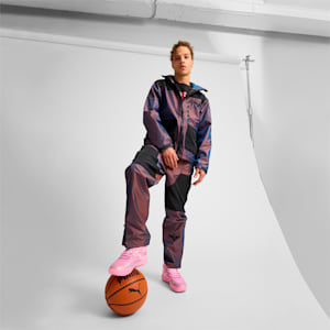 Cheap Jmksport Jordan Outlet x LAMELO BALL IRIDESCENT Woven Men's Basketball Jacket, Ultraviolet, extralarge
